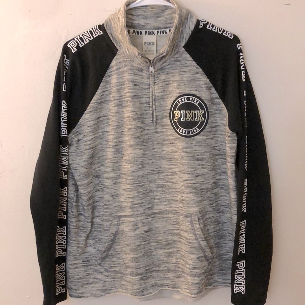 VS PINK Pullover Grey and Black size S